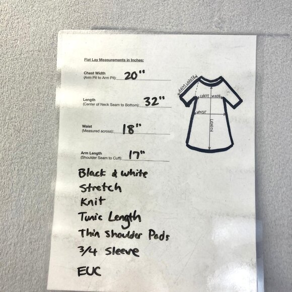 Ming Wang Knit Cardigan Tunic Womens Small S Business Blazer Black Long Mature - Picture 4 of 14